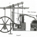 Watt engine drawing